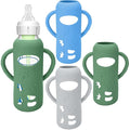 BUSOHA 3 Pack Silicone Sleeves for Dr. Brown's Glass Baby Bottles by BUSOHA