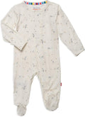 Magnetic Me Boys Modal Magnetic Baby Footie Pajamas | Silky Soft Modal Fabric | by magneticme