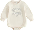 VISGOGO Newborn Infant Baby Boy Girls Oversized Romper Little Dude Sweater by VISGOGO
