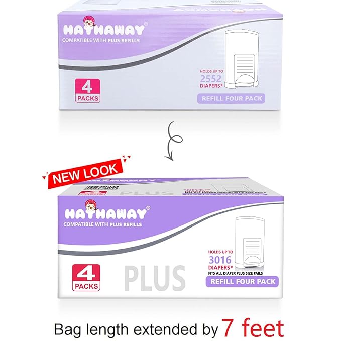 Diaper Pail Refills Increased 30% length Compatible - Image 6