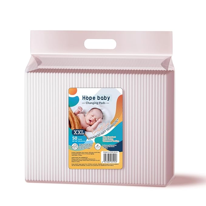 JUS COOL Incontinence Bed Pads 30”x 36” Disposable Baby Changing Pads, by DAFI