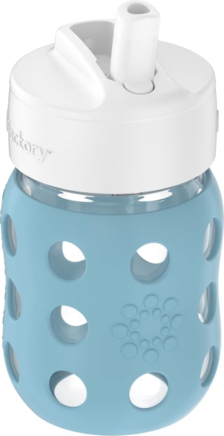 Lifefactory 8-Ounce Wide Neck Glass Baby Bottle - Image 4