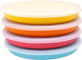 WeeSprout Bamboo Plates with Silicone Lids, Kid-Sized Dinnerware, Leftovers & by WeeSprout