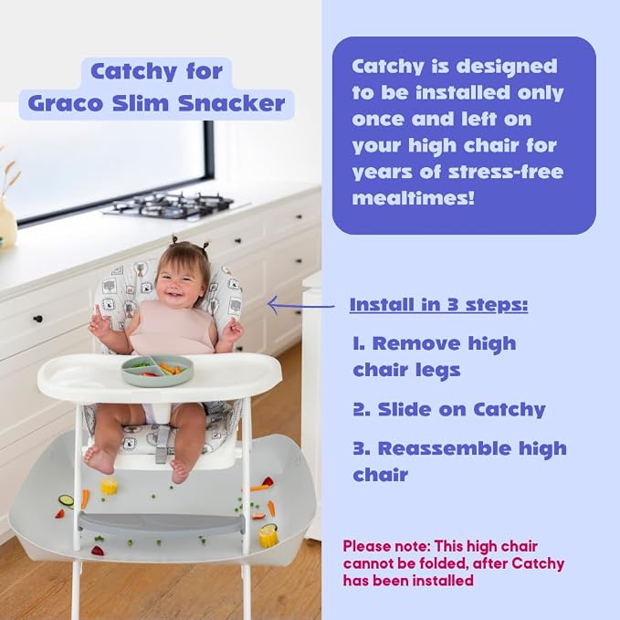 CATCHY - Food Catcher - Compatible - Highchair Sold Separately - Baby & Toddler - Image 5