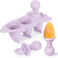 Haakaa Silicone Toddler Popsicle Mold, 3-Cavity Mini Baby Popsicle Molds by haakaa