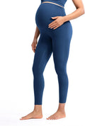 POSHDIVAH Women's Creamluxe Maternity Leggings 25"/28" Over The Belly Pregnancy by Poshdivah