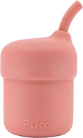 Pura my-my Silicone Straw Cup| Spill Proof, Food Grade Silicone, Plastic-Free | by Pura