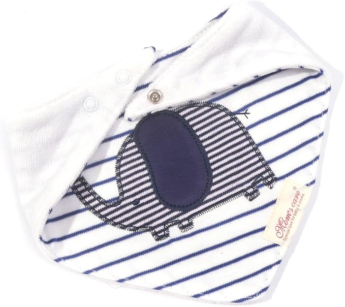 JN&LULU 3 Pack Newborn Baby Bibs Bandana Drool Bibs - Image 4