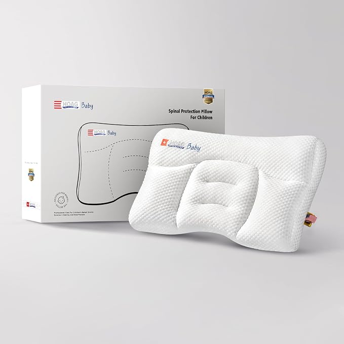 Toddler Pillow with Pillowcase, Breathable & Cozy Machine Washable Kids Pillow by Unknown