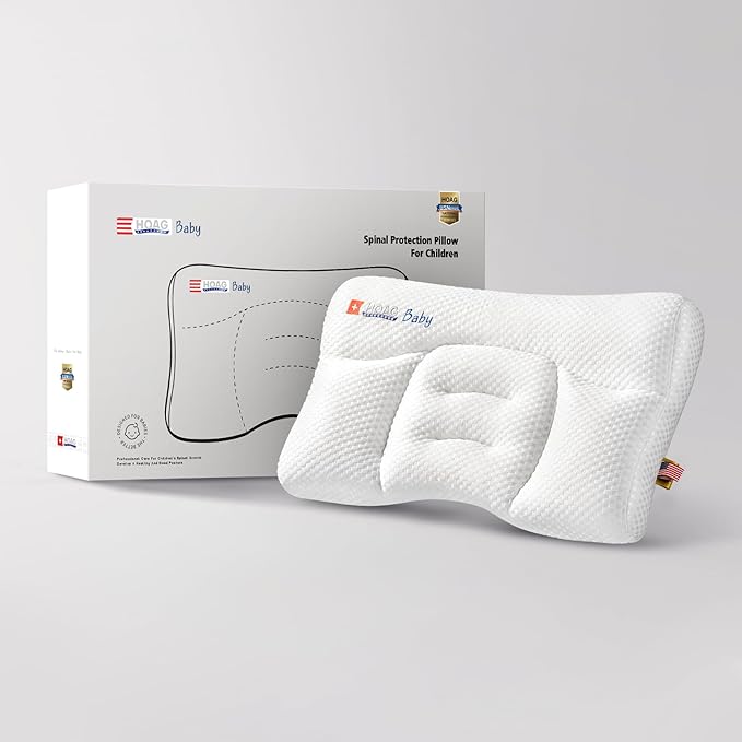 Toddler Pillow with Pillowcase, Breathable & Cozy Machine Washable Kids Pillow by Unknown