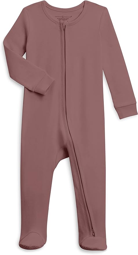 Colored Organics Baby Zip-Up Footed Sleeper by ColoredOrganics