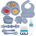 Silicone Baby Feeding Set, Miicasa Baby Led Weaning Supplies Kit by MIICASA