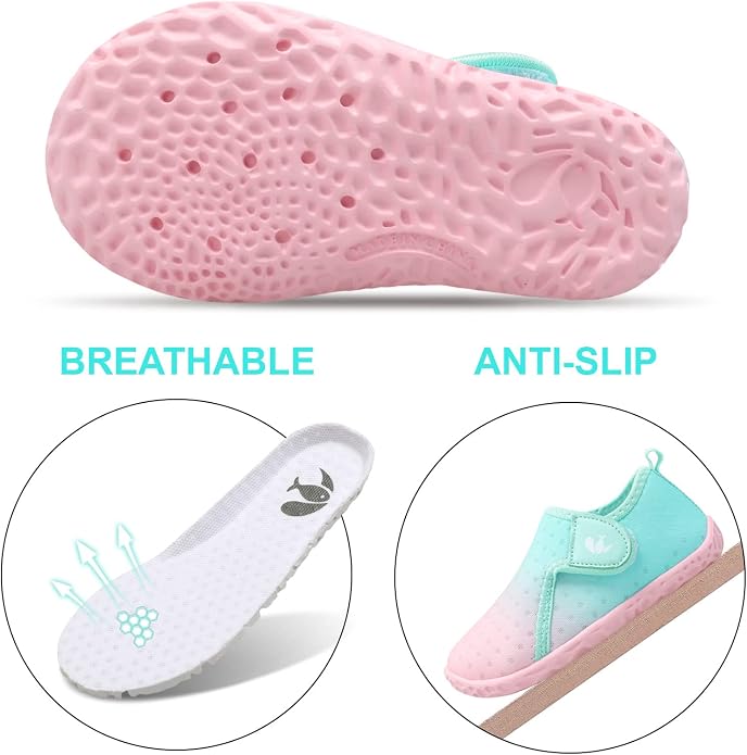 JOINFREE Baby Toddler Water Shoes Boys Girls Sandals Barefoot Kids Breathable - Image 4