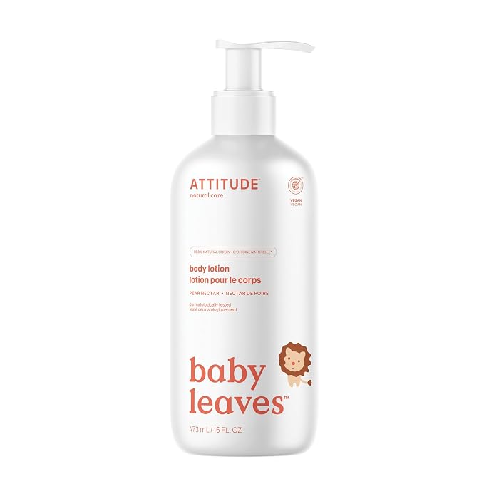 ATTITUDE Baby Lotion, EWG Verified Moisturizer, Dermatologically Tested by ATTITUDE