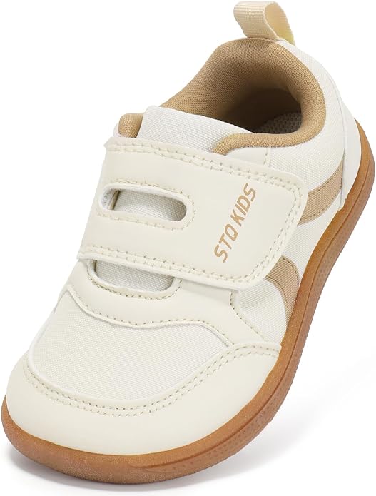 Toddler Wide Toe Box Barefoot Shoes Boys Girls Sneakers Kids Tennis Shoes by STQKIDS
