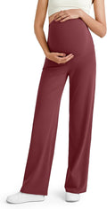 G4Free BareFeel Maternity Dress Yoga Pants Over The Belly Stretchy Work Slack by G4Free