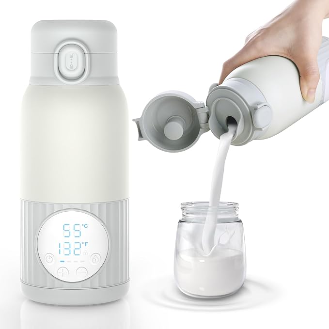 Portable Bottle Warmer for Travel, Fast Heating & Precise Temp Control for Baby - Image 2