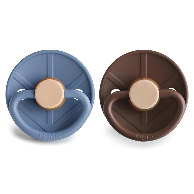 FRIGG Little Viking Natural Rubber Baby Pacifier 2-Pack | Made in Denmark | - Image 2