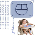 1 Pack Silicone Mat for Babies, Baby Placemat Built-in Suction Base and by Unknown