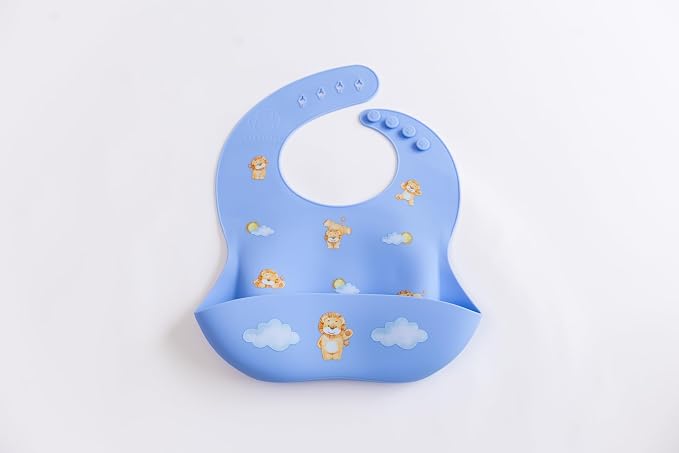 Silicone Baby Bib and Mat | Boys Girls Babies & Toddlers | Waterproof, - Image 7