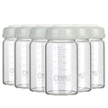 COMI Wide Neck Glass Breastmilk Collection n Storage Bottle, 6oz by COMI