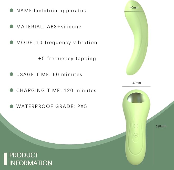 Warming Lactation Massager for Breastfeeding 3-in-1 Nursing Baby Pump Mom Breast - Image 4