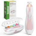 haakaa Baby Nail Trimmer Electric Safe Baby Nail Clippers Baby Nail File Kit by haakaa