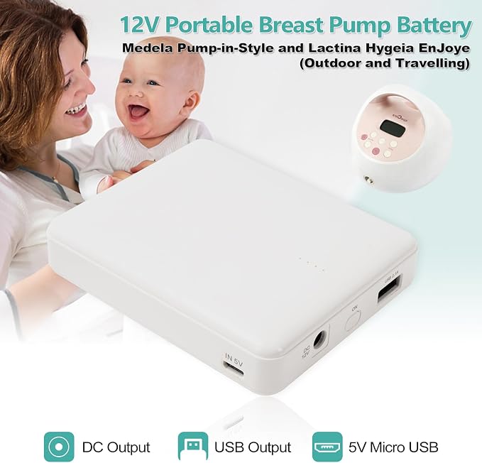 12v Portable Breast Pump Battery and Charger - Image 6