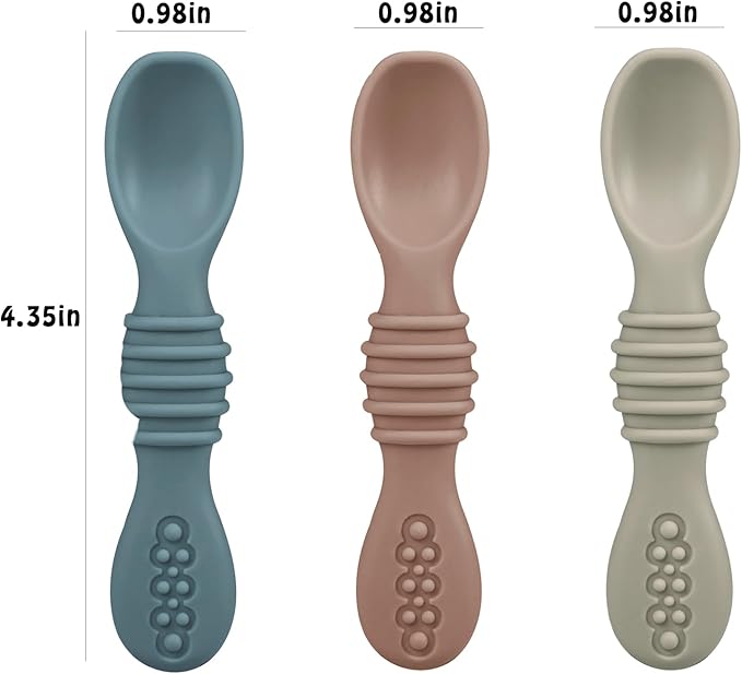 PandaEar Baby Feeding Set, 3 Pack Toddler Plates - Image 5