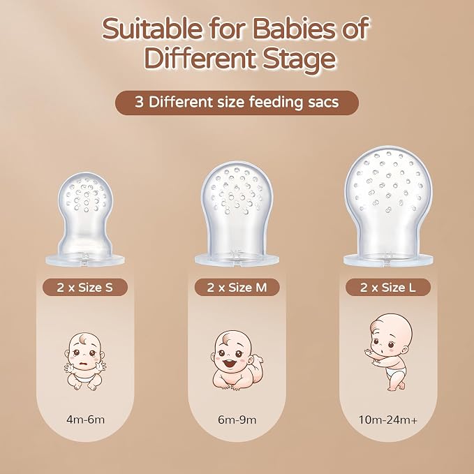2 Pack Silicone Baby Fruit Feeder - Image 3