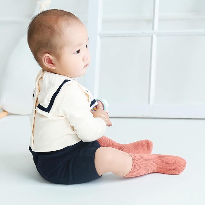 Toddler Socks Unisex Baby Baby Crew Cotton Cuff Socks - Image 3
