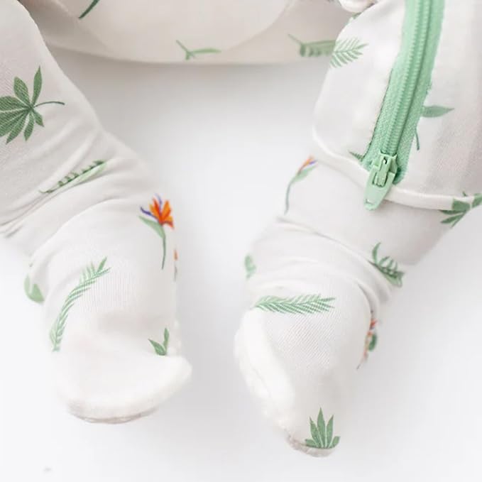 Bamboo Little Soft Baby Footie Pajamas, Baby Clothes, Newborn Sleepers - Image 7