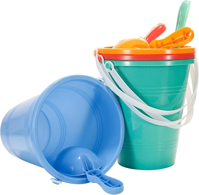 Holady Beach Toys Sand Toys Beach Shovels Beach Pail Set - Image 3