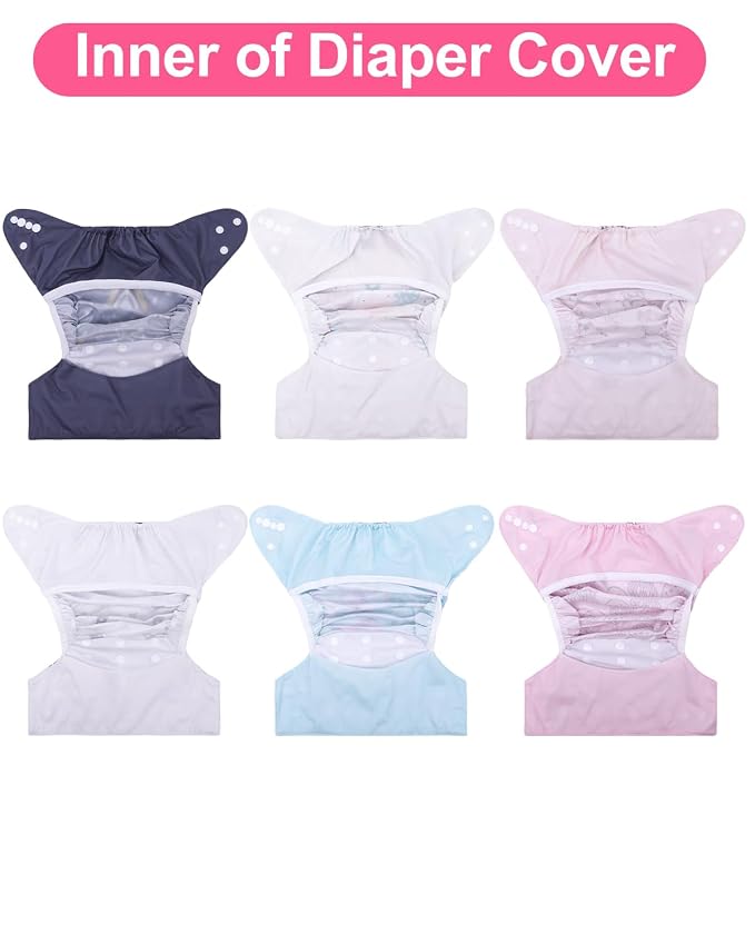 babygoal Cloth Diaper Covers 6 Pack - Image 7
