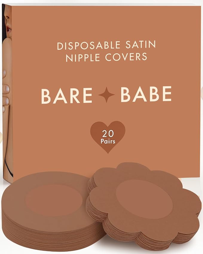 40 Pieces Satin Nipple Pasties by BareBabe