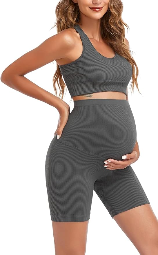 Women's Maternity 2 Piece Outfit Set by Lataly