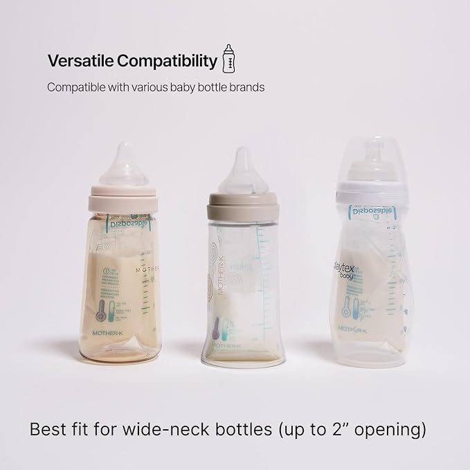 MOTHER-K Disposable Baby Bottle Liner, Must-Have Baby Travel Essentials - Image 6