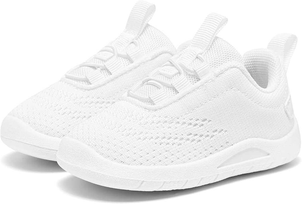 MORENDL Toddler Slip On Sneakers Baby Walking Shoes Non-Slip Breathable Unisex by MORENDL
