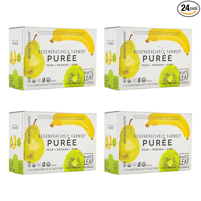 White Leaf Provisions Organic Purees / Baby Food Pouches by WhiteLeafProvisions