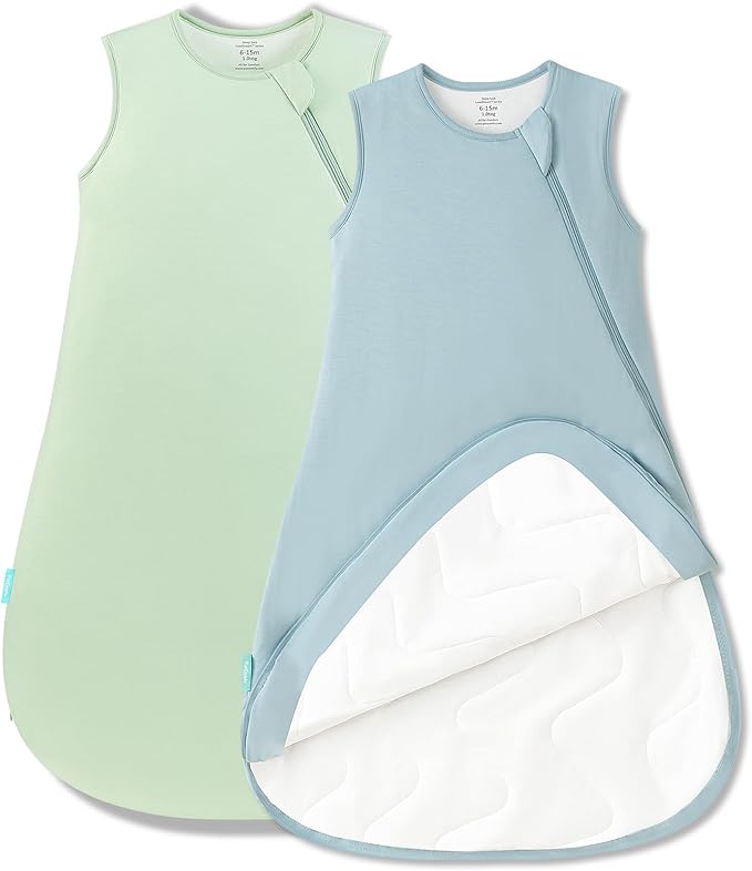 PurComfy Supersoft Sleep Sack 1.0 TOG, Premium Bamboo Viscose Baby Sleeping Bag by PurComfy