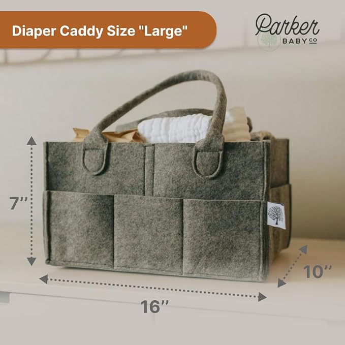 Parker Baby Co. Diaper Caddy - Image 6