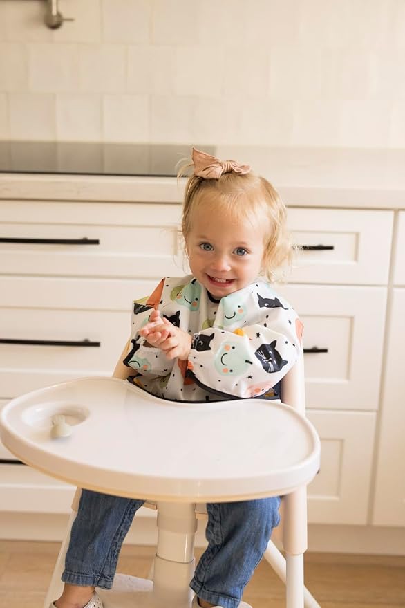 Tiny Twinkle Long Sleeve Bib for Babies & Toddlers – Waterproof Smock Bib for - Image 2