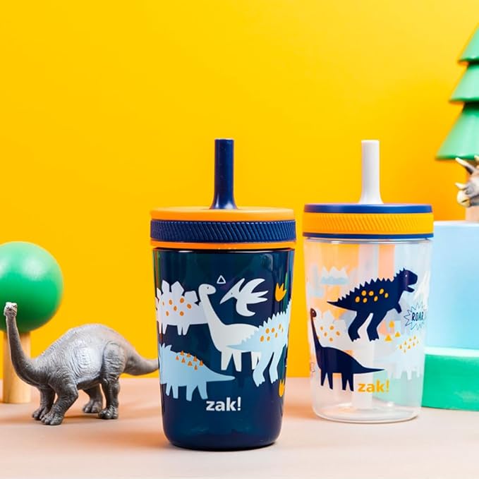 Zak Designs Kelso Toddler Cups For Travel or At Home, 15oz 2-Pack Durable - Image 2