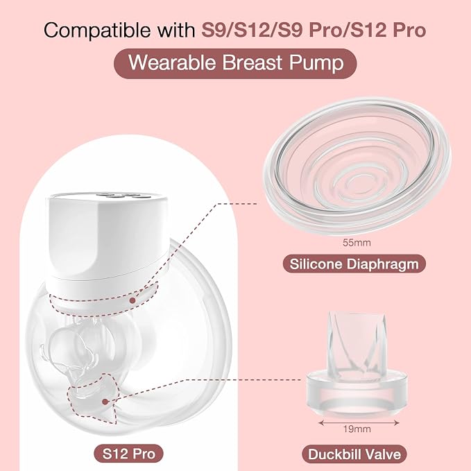 6PCS Breast Pump Replacement Parts Compatible - Image 3