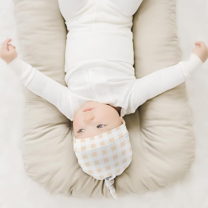 Konssy 6 Pack Baby Newborn Hats Set Knot Beanie Hats Soft - Image 7