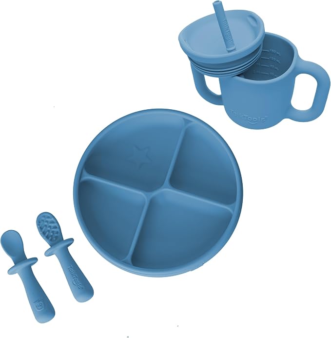 TalkTools ITSY Silicone Baby Plates Set by TalkTools