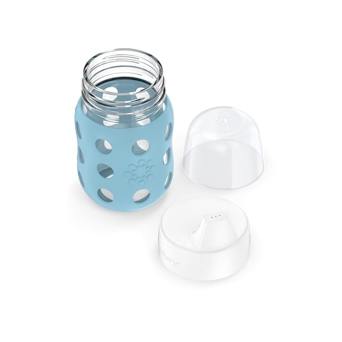 Lifefactory 8-Ounce Wide Neck Glass Baby Bottle - Image 4