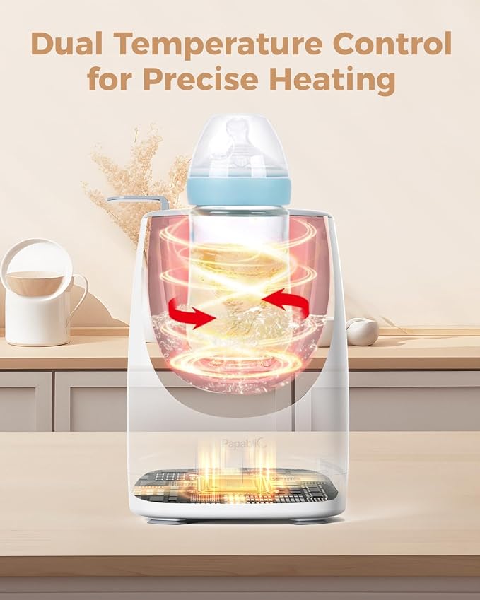 Papablic NutriWarm™ Swirlable Bottle Warmer – Advanced Nutrient-Preserving - Image 8
