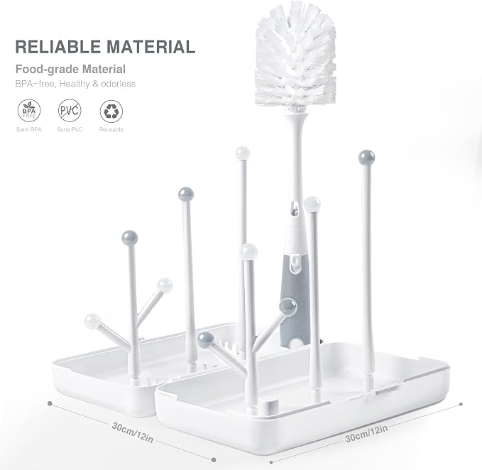 Termichy Travel Baby Bottle Drying Rack, Compact Size - Image 2