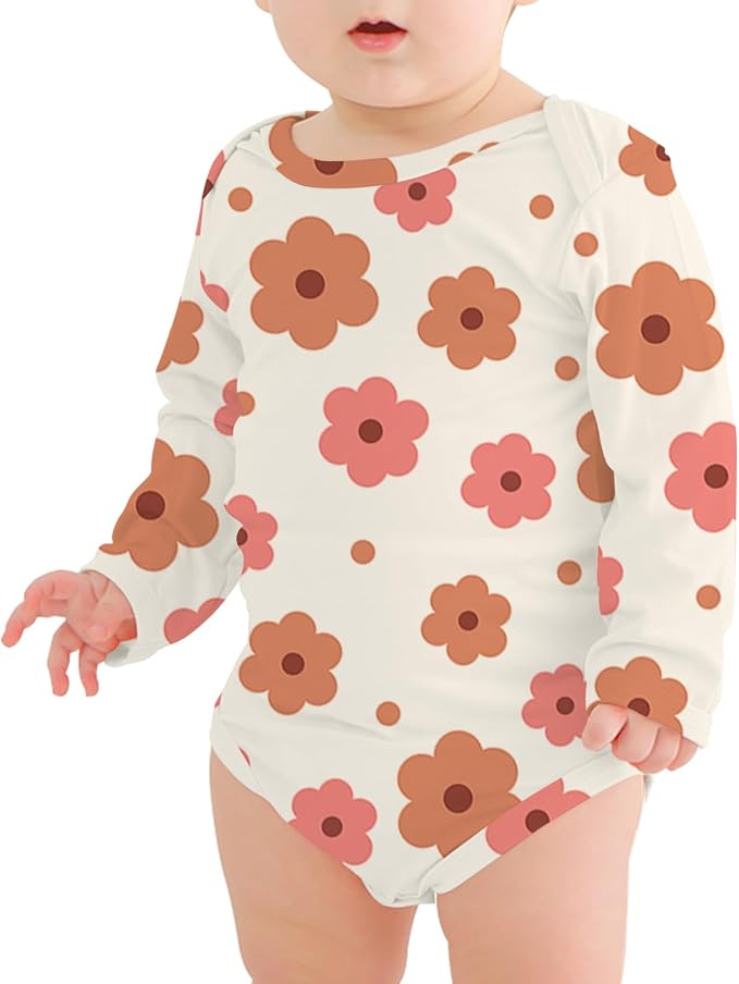 Jimonda Bamboo Baby Bodysuit Long Sleeve Infant Romper Soft Boy Girl Unisex by JimondaBaby